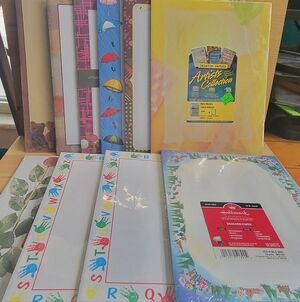 10 Packs Geographics Decorative Paper